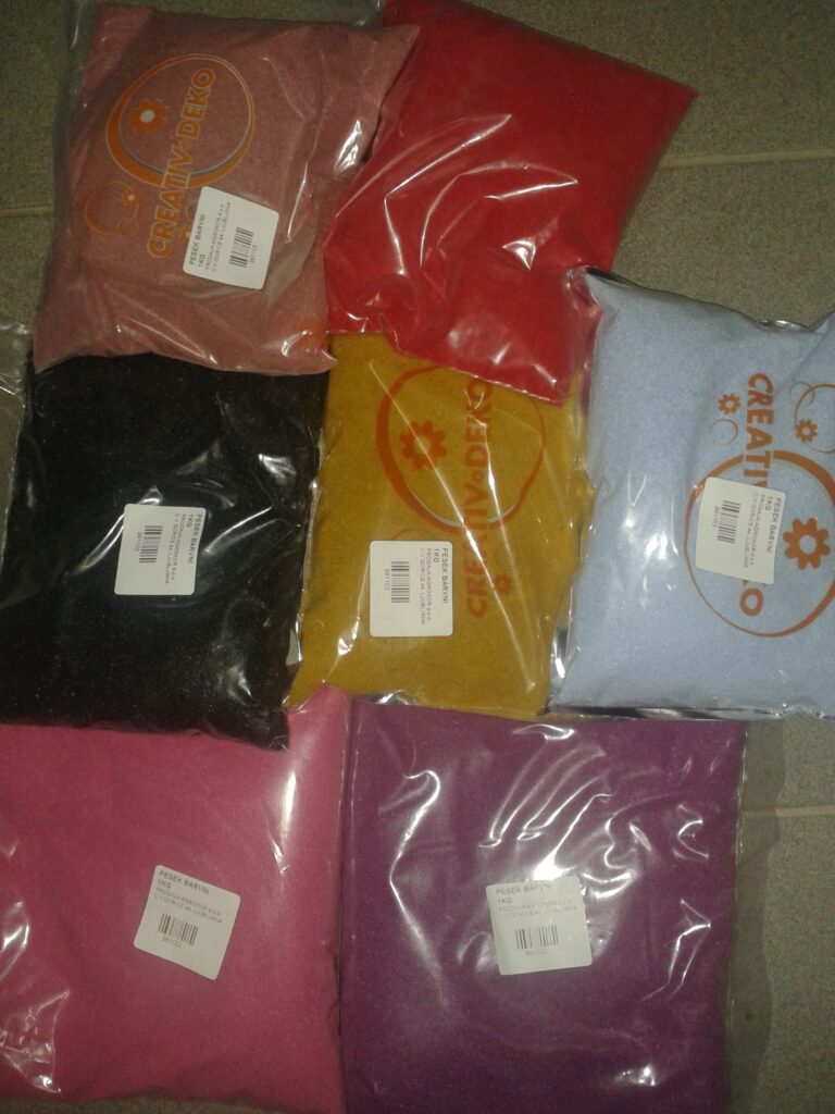 PESEK BARVNI 1kg