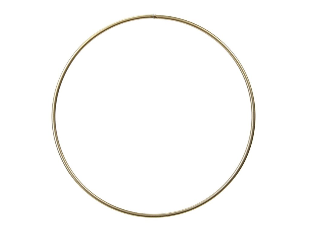 KROG METAL ZLAT 20cm