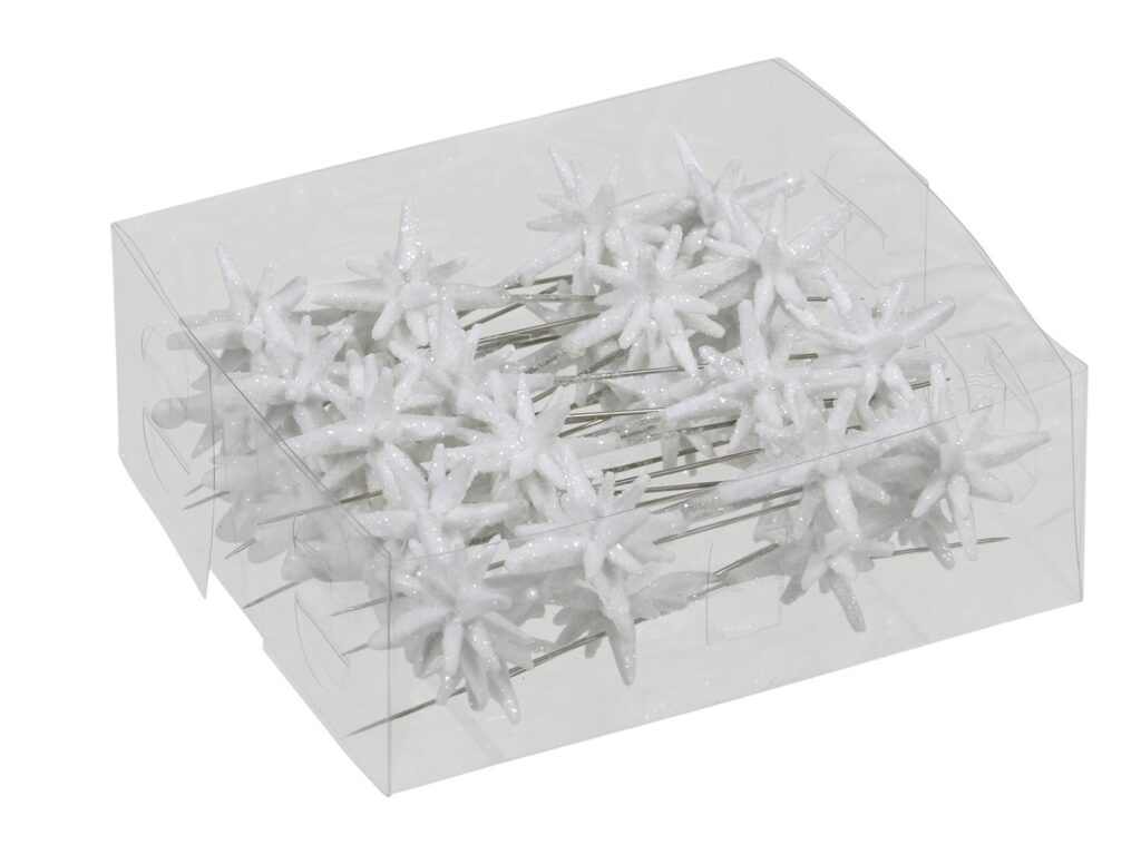ZVEZDE 3D 3cm PIK BELE
