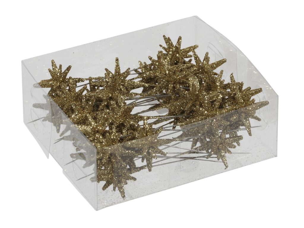 ZVEZDE 3D 3cm PIK ZLATE