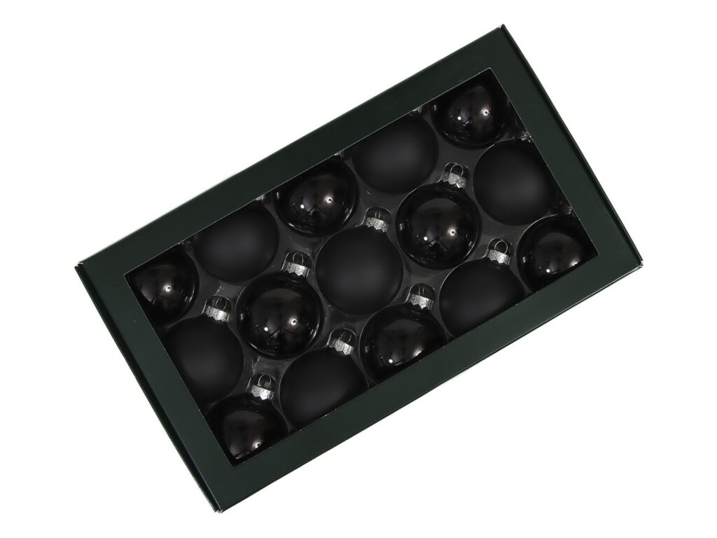 KROGLICE 6cm ČRNE X30