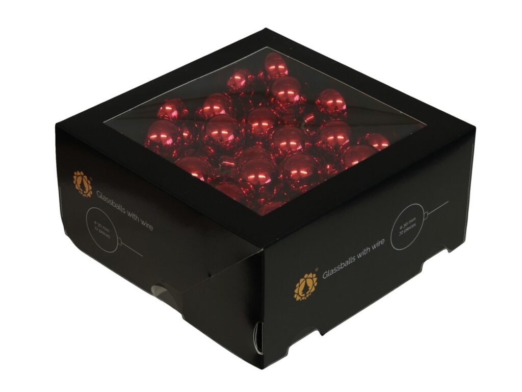 KROGLICE 3cm RDEČE SI X72