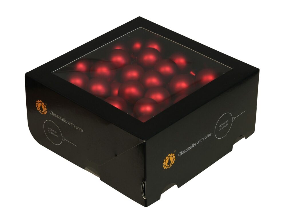 KROGLICE 3cm RDEČE MATX72