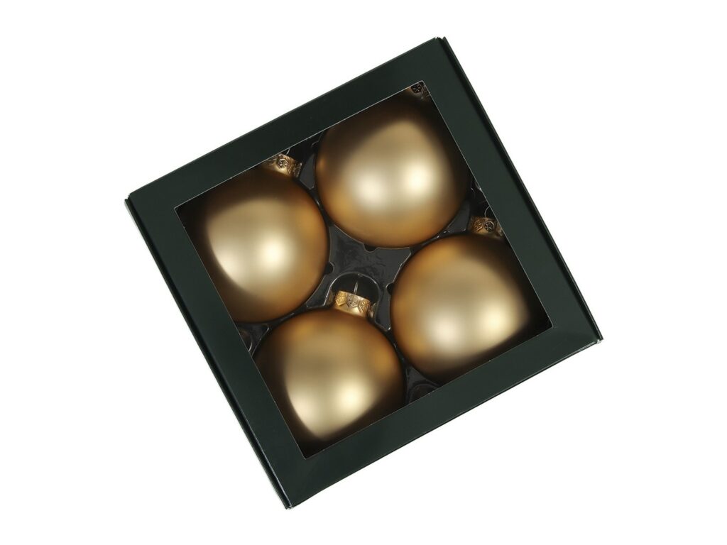 KROGLICE 10cm ZLATE MATX4