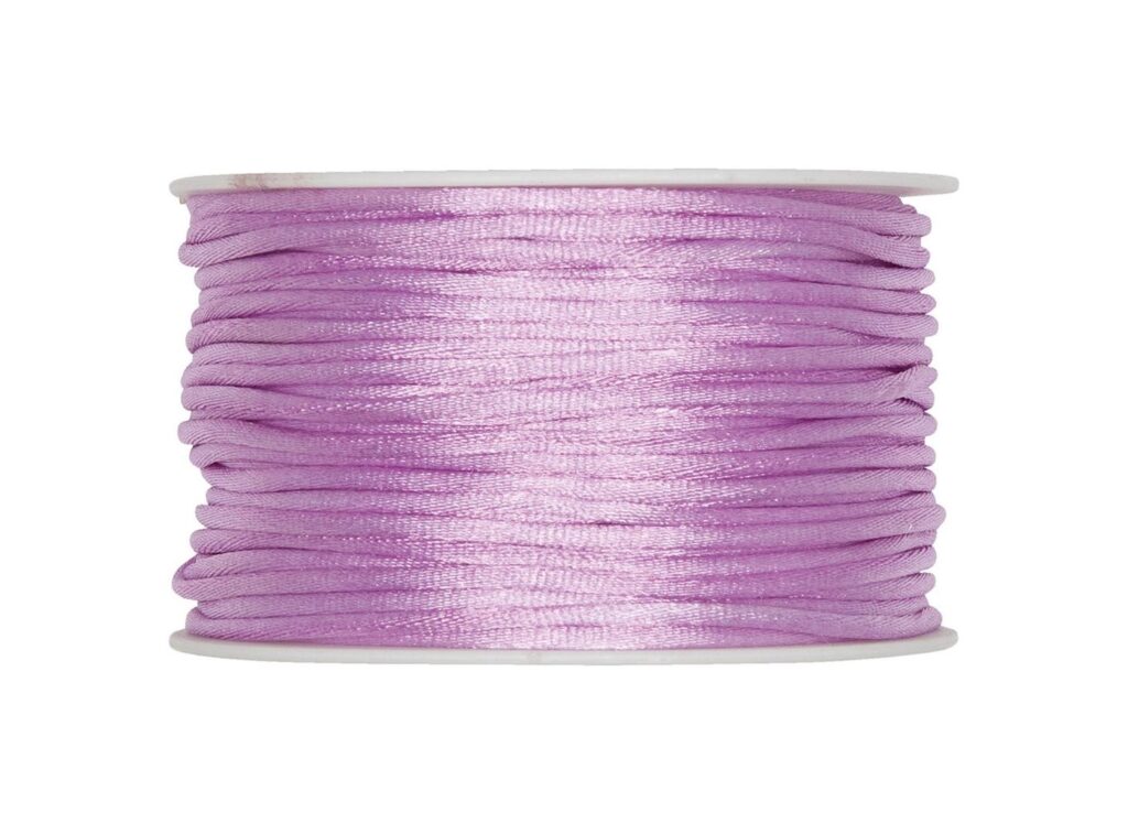 Vrvica saten 2mm 50m - svetlo vijolična