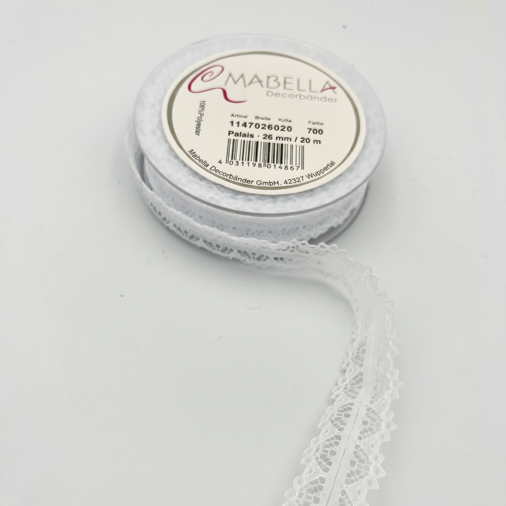 Trak iz čipke 26mm 20m - Palais