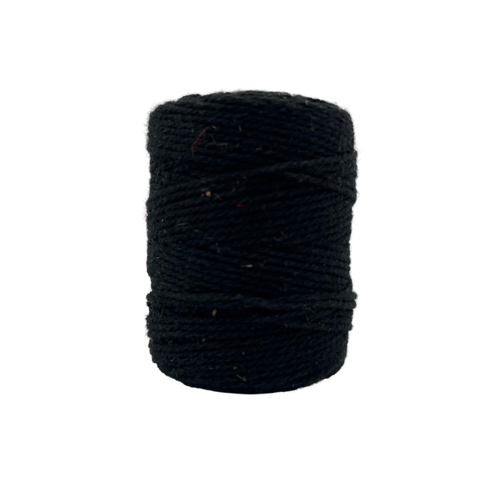 Bombažna vrvica 2mm 50m - črna