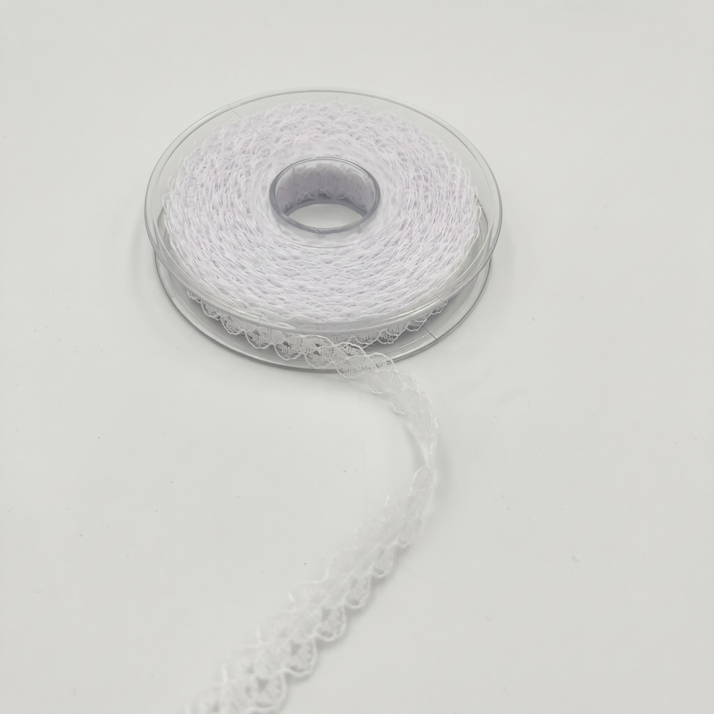 Trak iz čipke 12mm 20m - bel