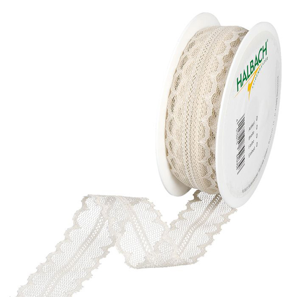 Trak iz čipke 30mm 15m - bež