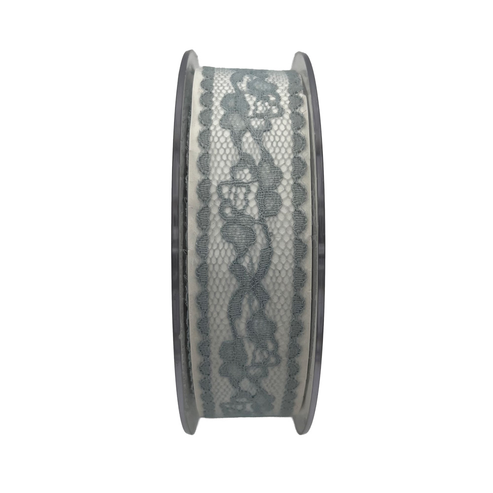 Trak iz čipke 23mm 20m - siv