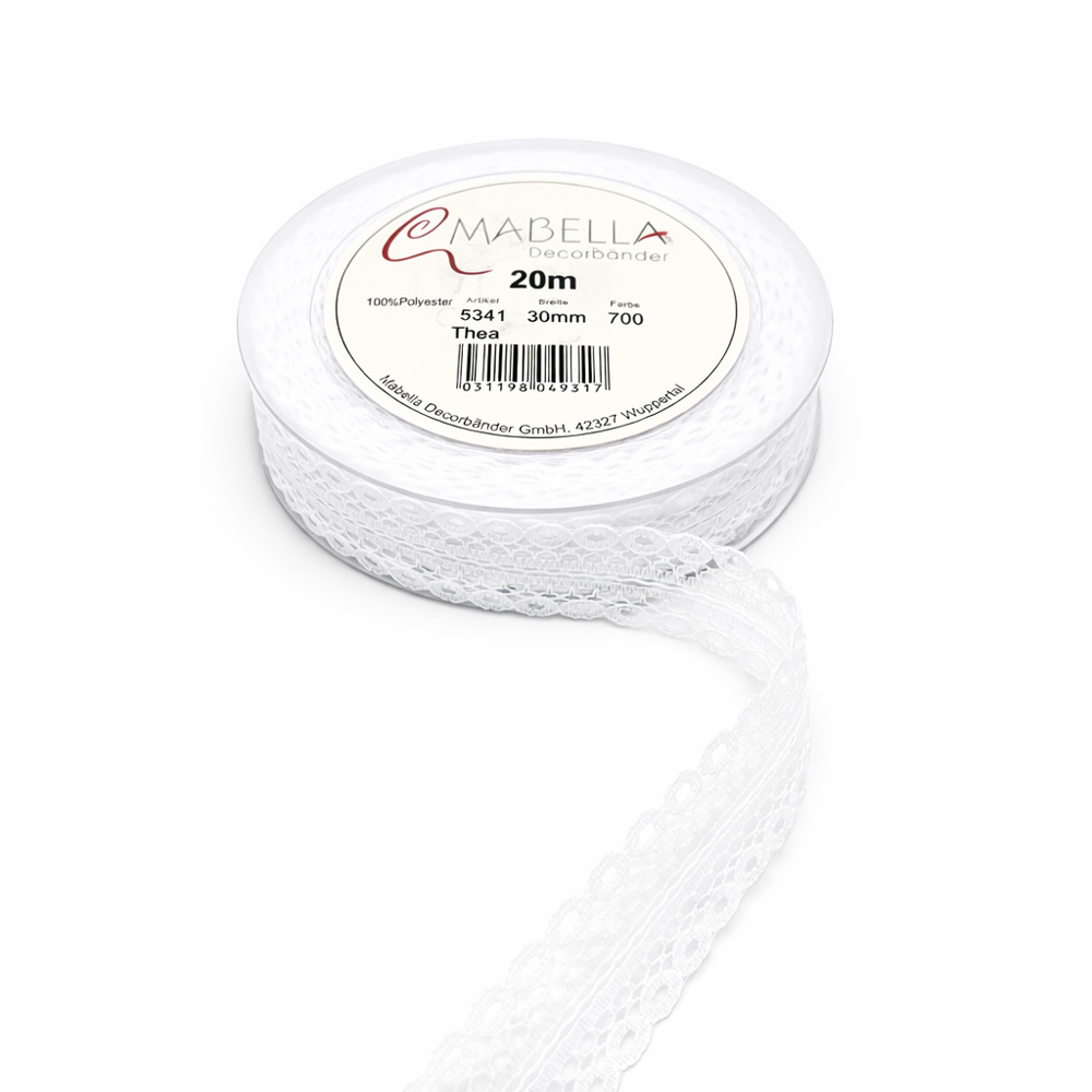 Trak iz čipke 30mm 20m - Thea
