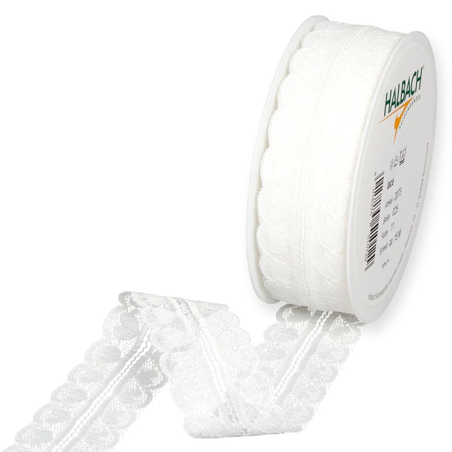 Trak čipka 25mm 15m - srčki