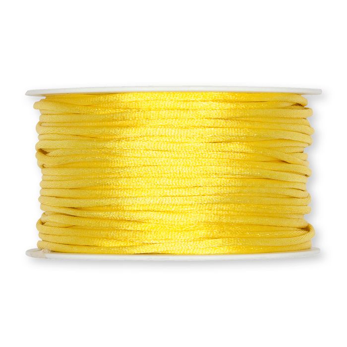 Vrvica saten 2mm 50m -rumena
