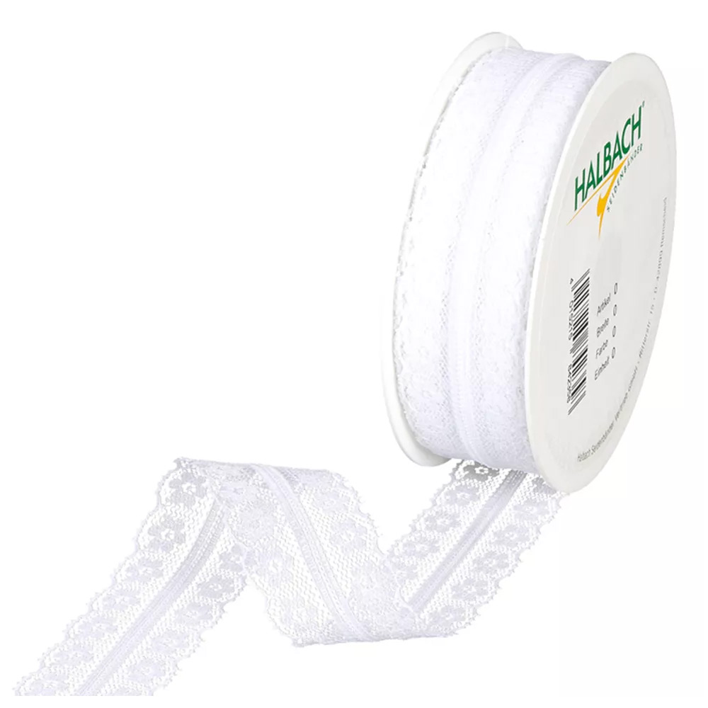 Trak iz čipke 30mm 15m - H01 rožice