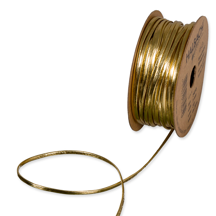 Dekorativni trak 3mm 20m - metallic zlat