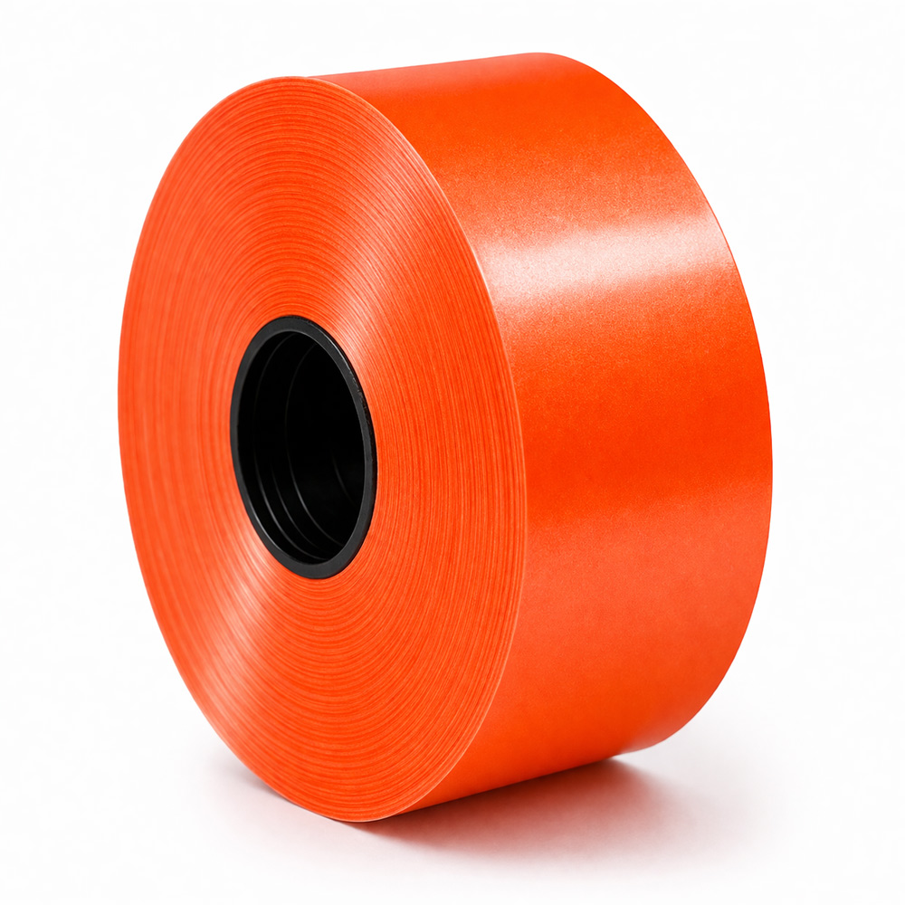 TRAK PVC ORANŽEN 50mm 100m