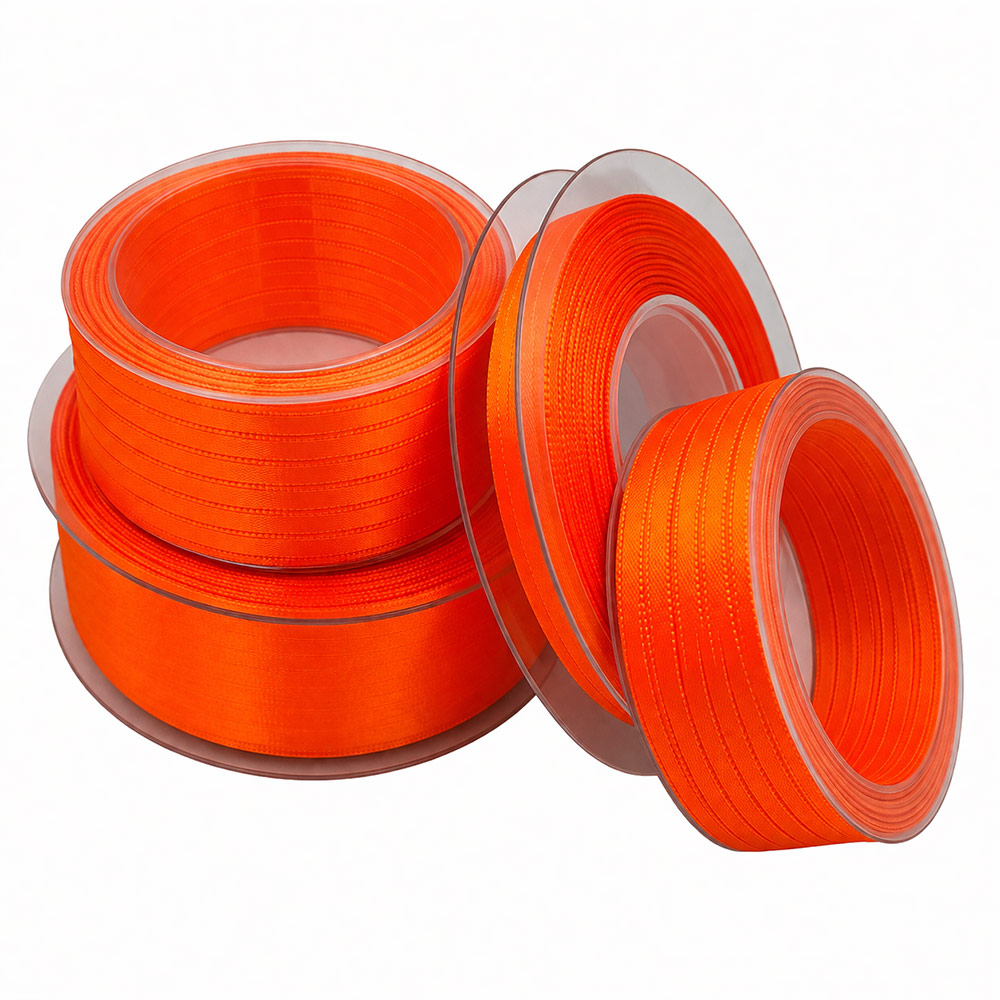 TRAK SATEN ORANŽEN 6mm 50m