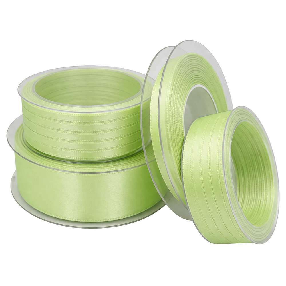TRAK SATEN PASTELNO ZELEN 10mm 25m