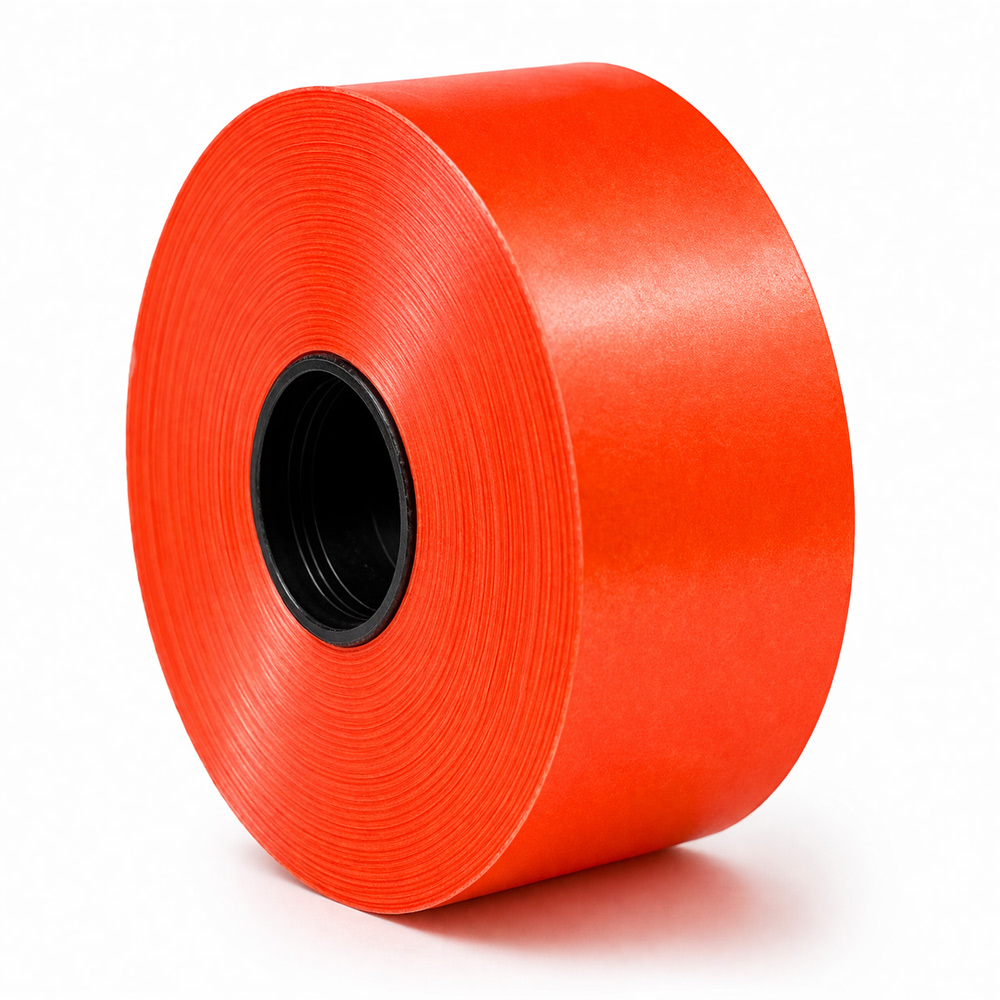 TRAK PVC TEMNO ORANŽEN 50mm 100m