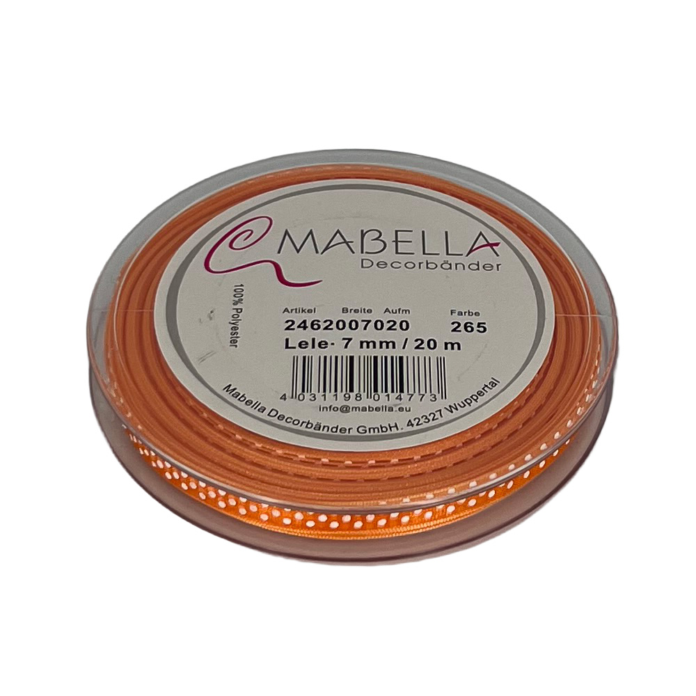 TRAK LELE ORANŽEN 7mm 20m