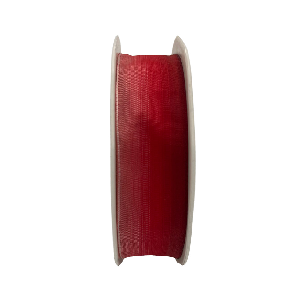 Trak z žičnatim robom Tulip 22mm 20m - rdeč