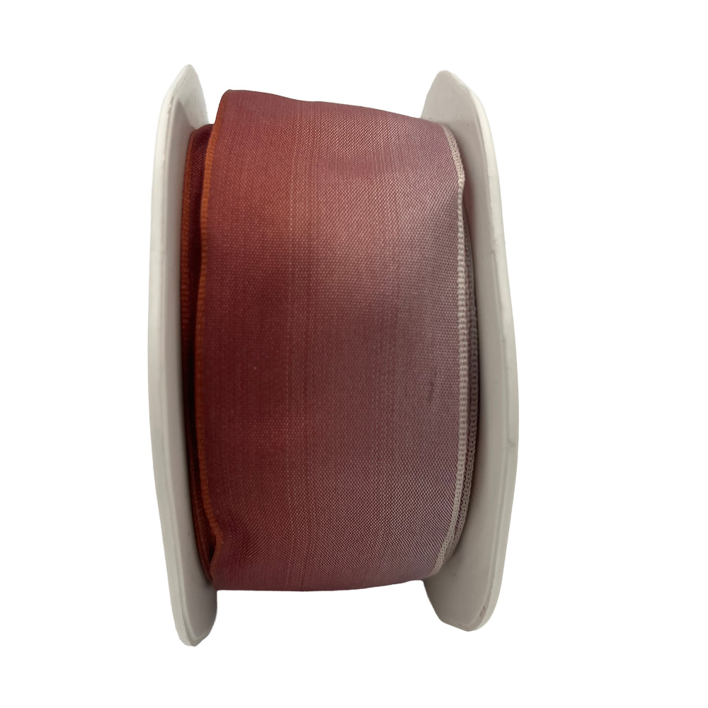 Trak z žičnatim robom Tulip 35mm 20m - rjav