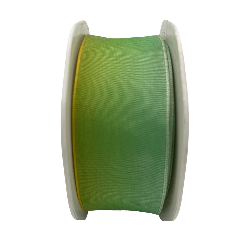 Trak z žičnatim robom Tulip 35mm 20m - svetlo zelen