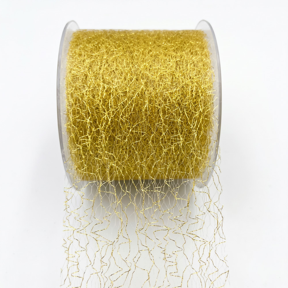 Trak mreža 70mm 25m - zlat