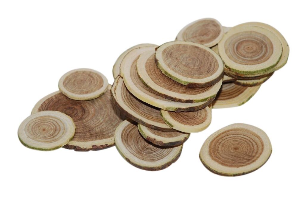 Leseni koluti debla 250g 3cm
