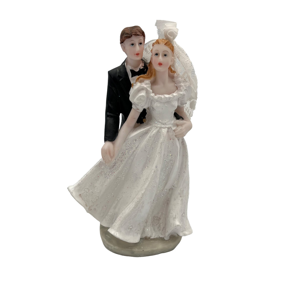 Poročni parček 19 cm - figura
