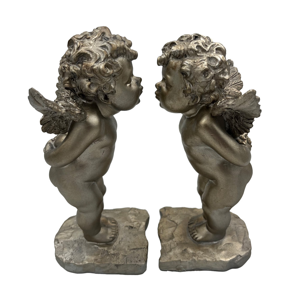 Poljubljajoča angelčka 19cm – komplet 2 kosov