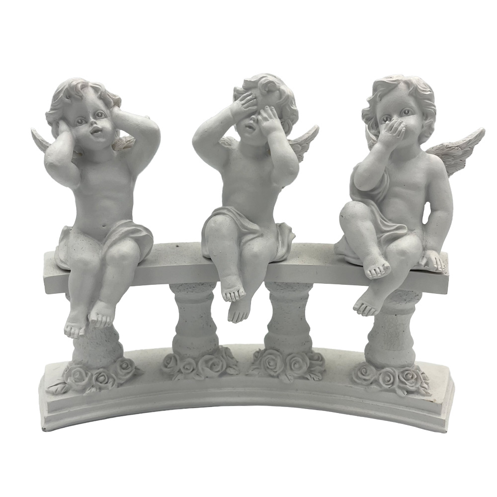 Angelčki na klopi 16 cm