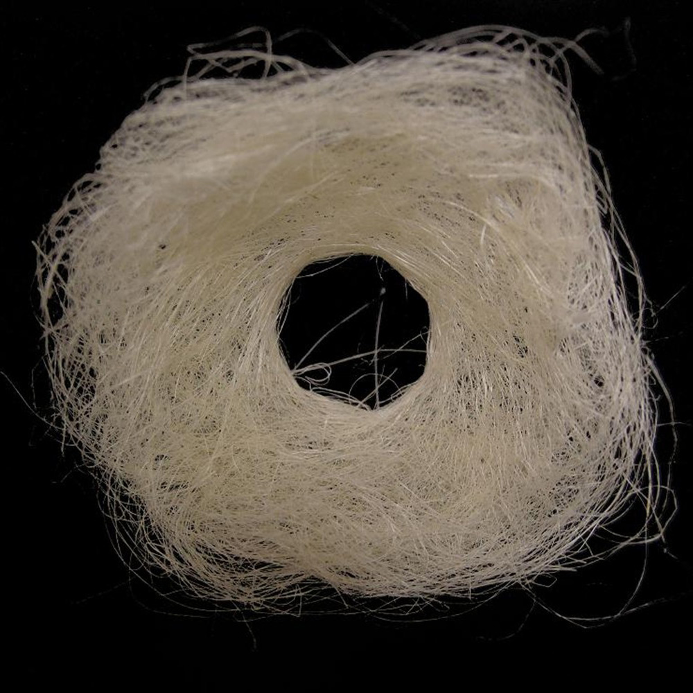 Sisal obod za šopek 25 cm - bel