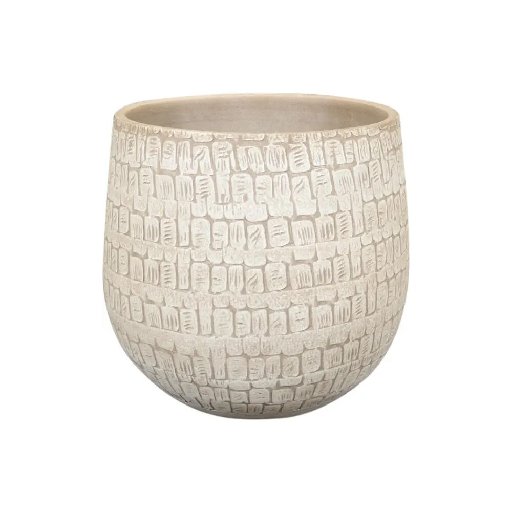 Keramični lonec Renzo Sand 15x13 cm